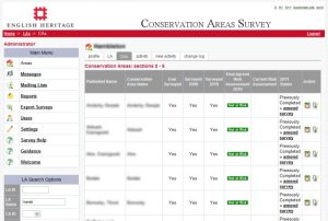 Conservation Area Survey for English Heritage